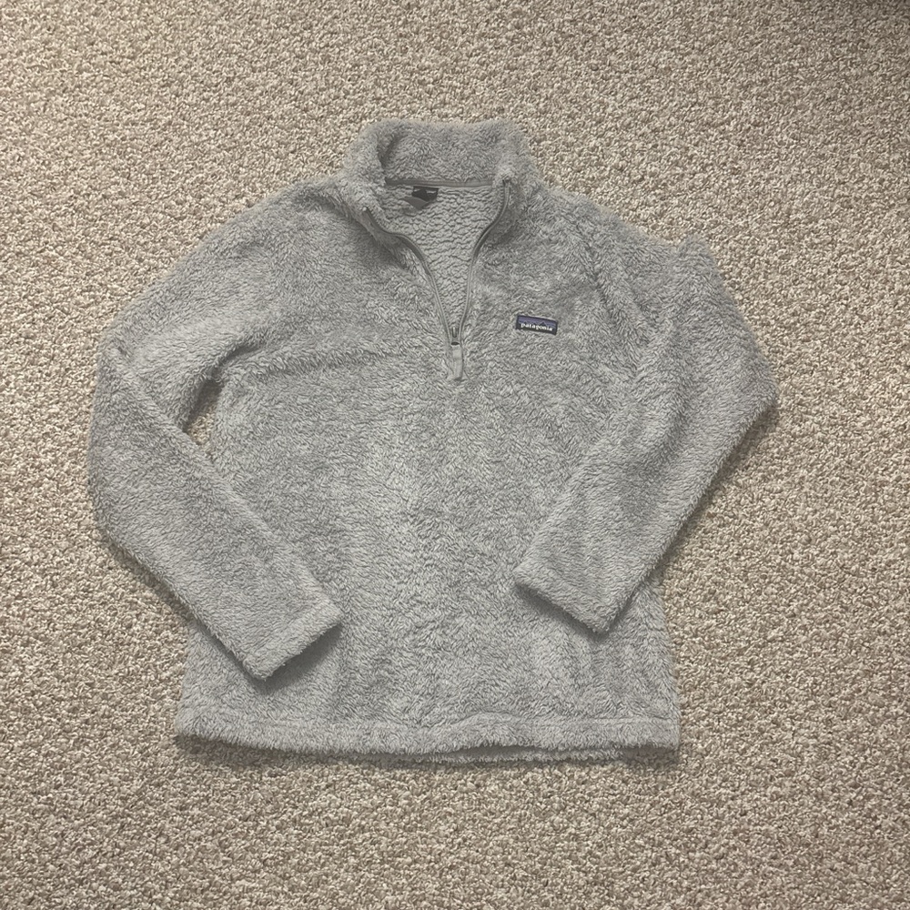 Patagonia Light Gray Fleece Jacket
